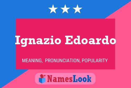 ملصق اسم Ignazio Edoardo