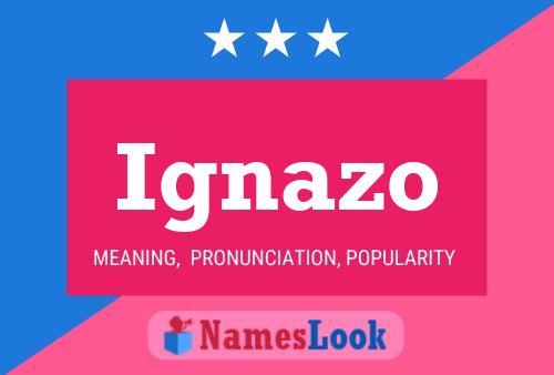 ملصق اسم Ignazo