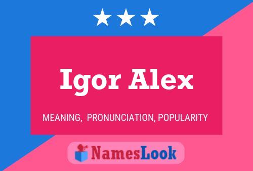 ملصق اسم Igor Alex