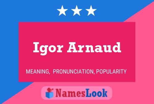 ملصق اسم Igor Arnaud