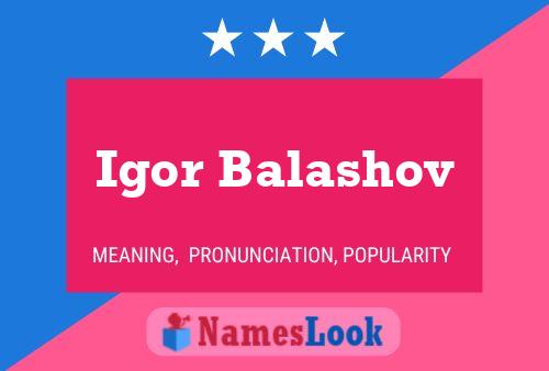 ملصق اسم Igor Balashov