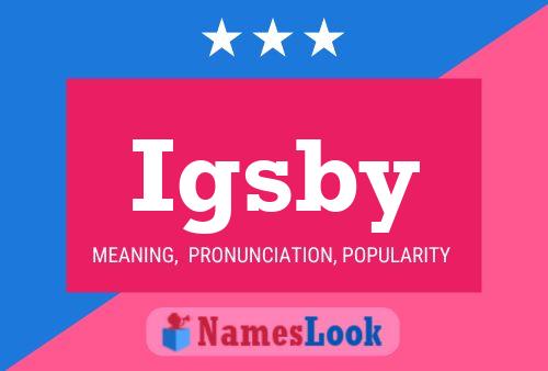 ملصق اسم Igsby