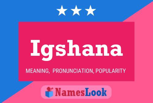 ملصق اسم Igshana