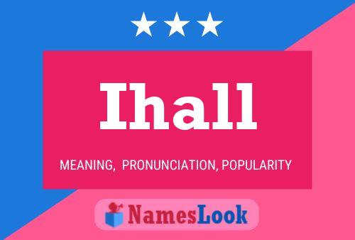 ملصق اسم Ihall