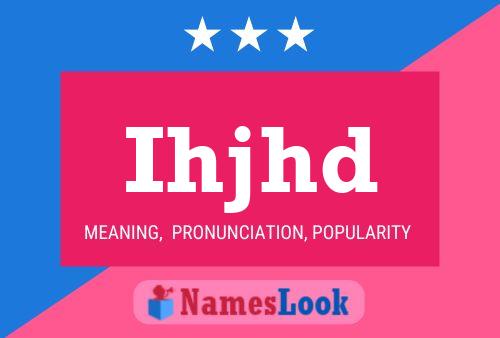 ملصق اسم Ihjhd