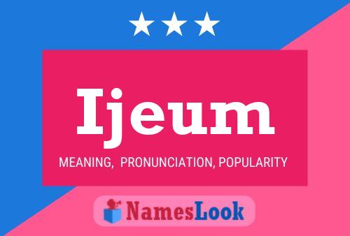 ملصق اسم Ijeum