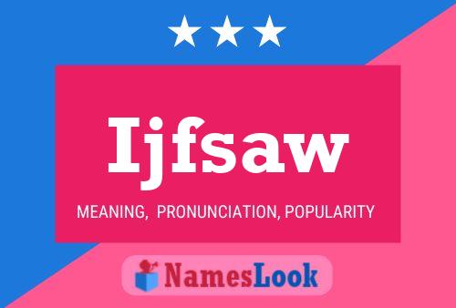 ملصق اسم Ijfsaw