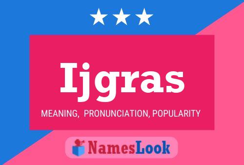 ملصق اسم Ijgras