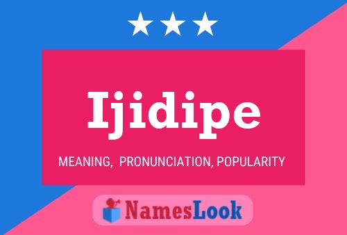 ملصق اسم Ijidipe