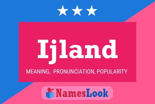 ملصق اسم Ijland