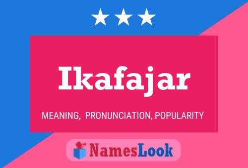 ملصق اسم Ikafajar