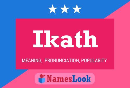 ملصق اسم Ikath