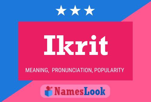 ملصق اسم Ikrit