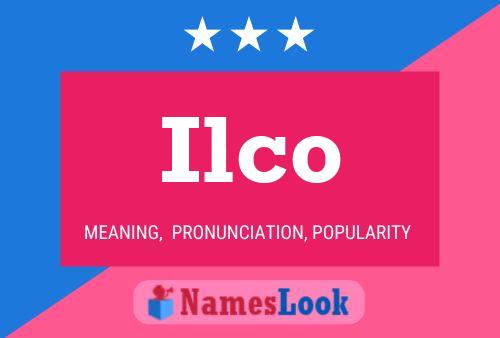 ملصق اسم Ilco