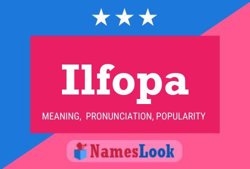 ملصق اسم Ilfopa