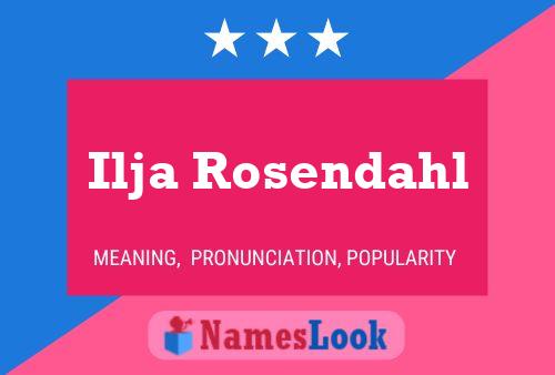 ملصق اسم Ilja Rosendahl