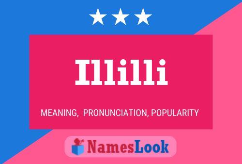 ملصق اسم Illilli