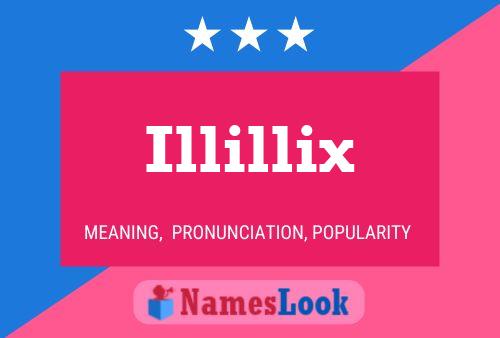 ملصق اسم Illillix