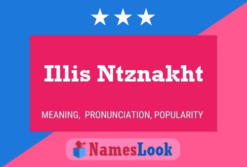 ملصق اسم Illis Ntznakht