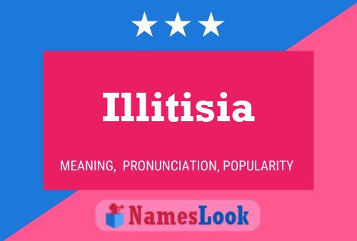 ملصق اسم Illitisia