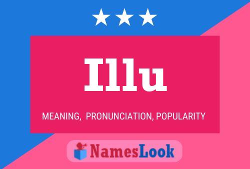 ملصق اسم Illu