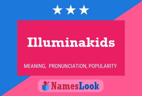 ملصق اسم Illuminakids