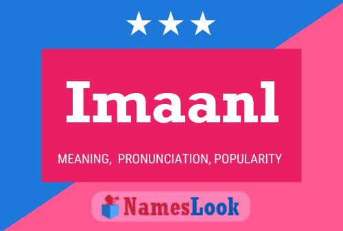 ملصق اسم Imaanl