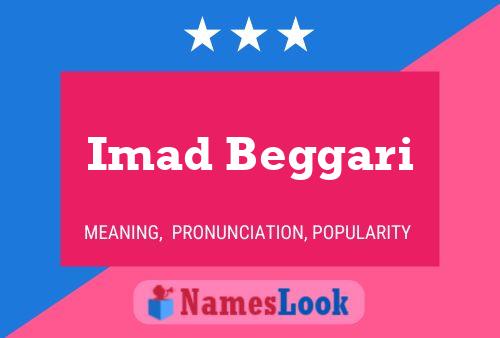 ملصق اسم Imad Beggari