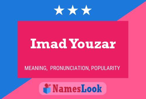 ملصق اسم Imad Youzar