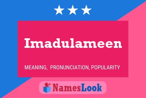 ملصق اسم Imadulameen