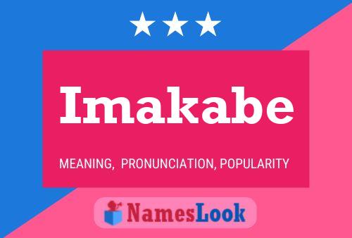 ملصق اسم Imakabe