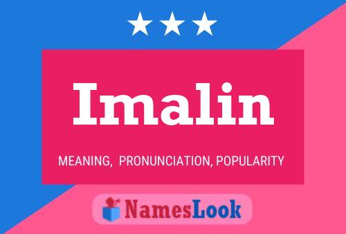 ملصق اسم Imalin