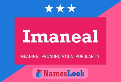 ملصق اسم Imaneal