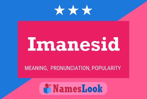 ملصق اسم Imanesid