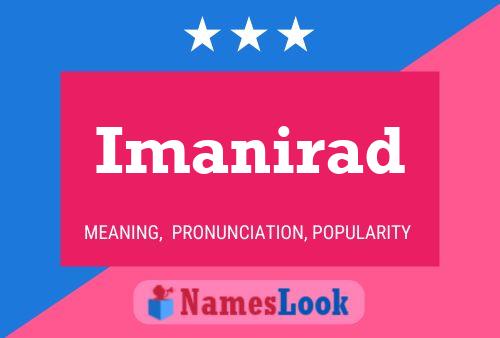 ملصق اسم Imanirad