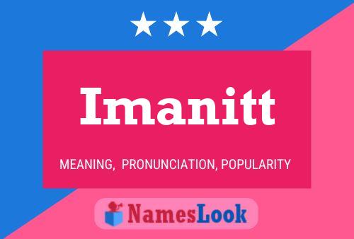 ملصق اسم Imanitt