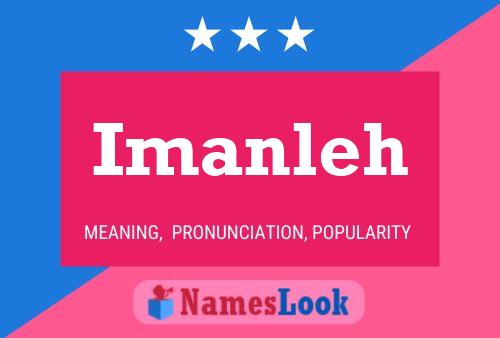 ملصق اسم Imanleh