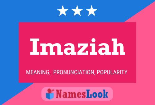 ملصق اسم Imaziah