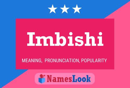 ملصق اسم Imbishi