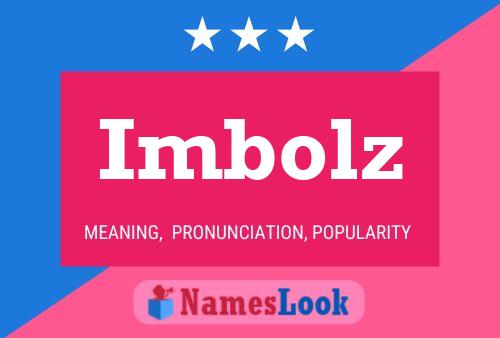 ملصق اسم Imbolz