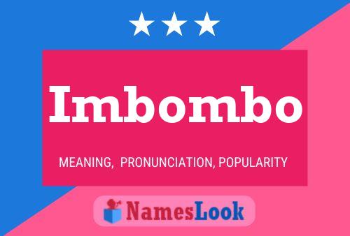 ملصق اسم Imbombo