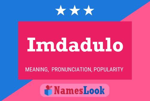 ملصق اسم Imdadulo