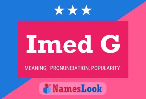 ملصق اسم Imed G