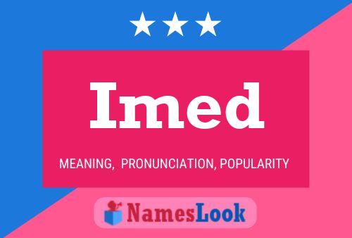 ملصق اسم Imed