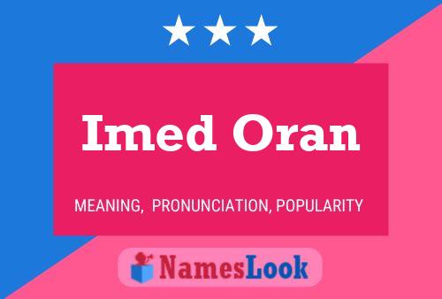 ملصق اسم Imed Oran