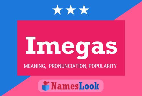 ملصق اسم Imegas