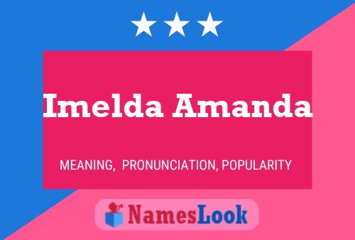 ملصق اسم Imelda Amanda