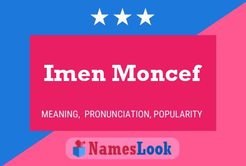 ملصق اسم Imen Moncef