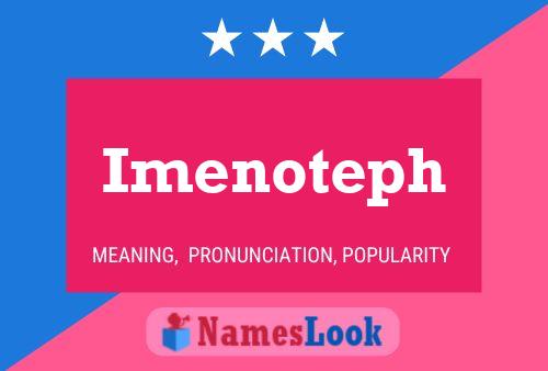 ملصق اسم Imenoteph