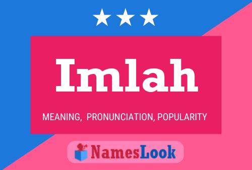 ملصق اسم Imlah